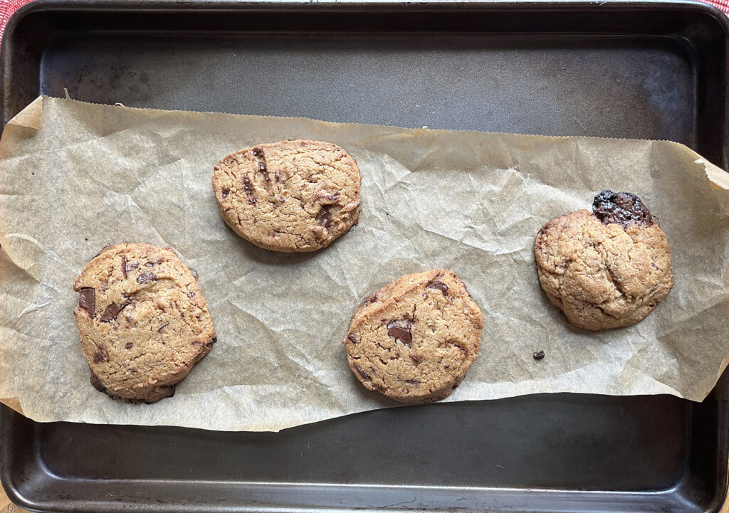 The baked chocolate chip cookies are the best I've ever eaten!